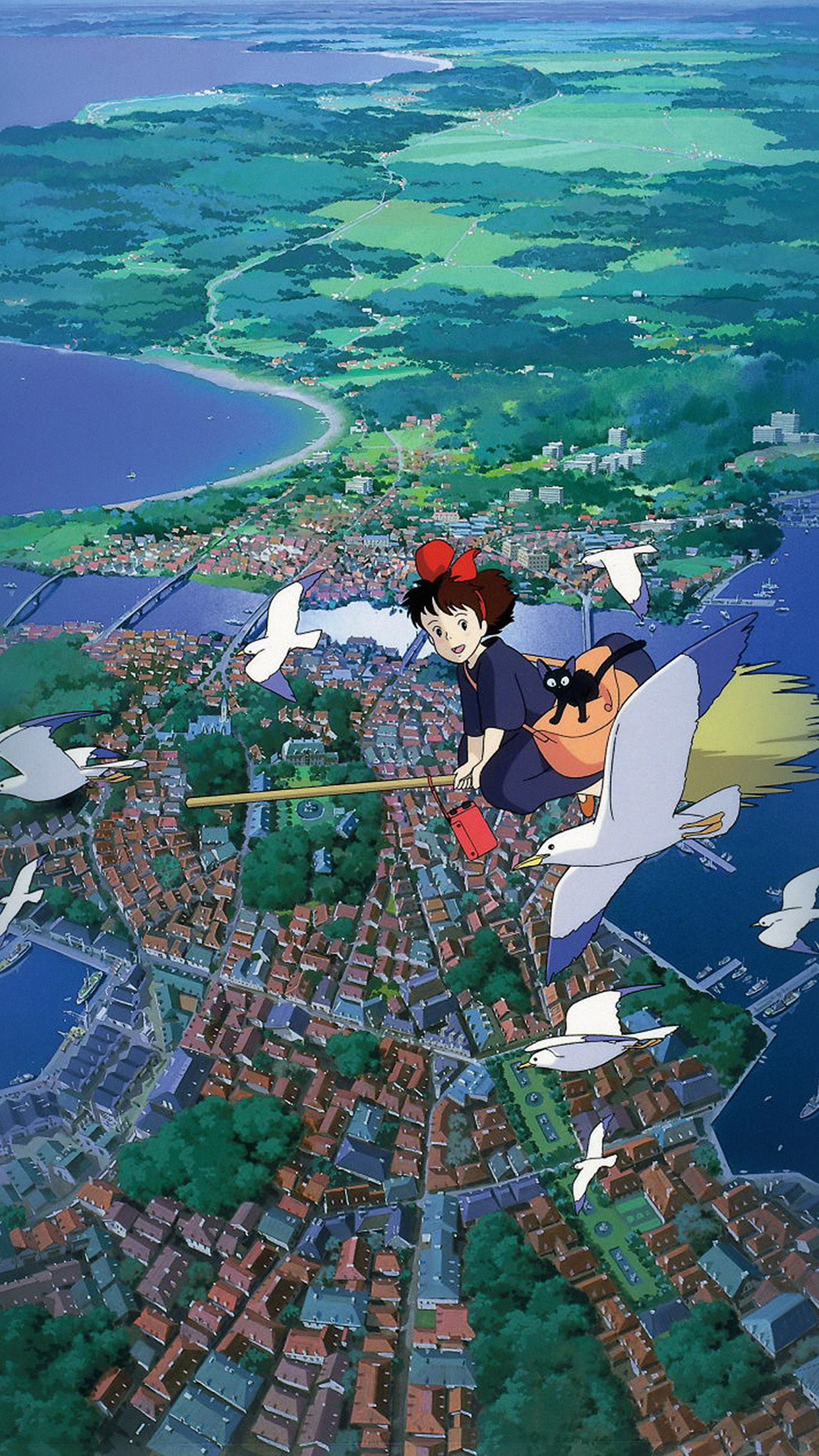 Studio Ghibli Art Illustration Love Anime Android wallpaper