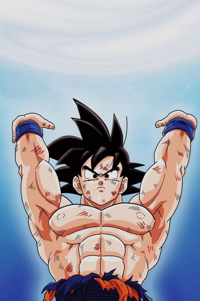Wallpaper Goku Dragonball Energy Illust Anime Android wallpaper