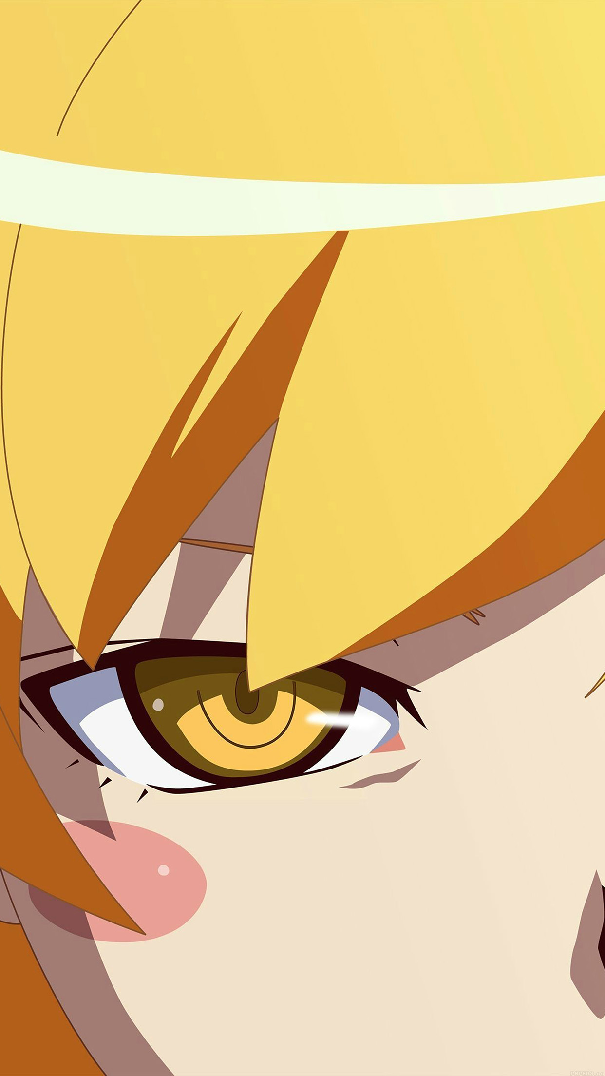 Yellow Eyed Peas Anime Art Android wallpaper