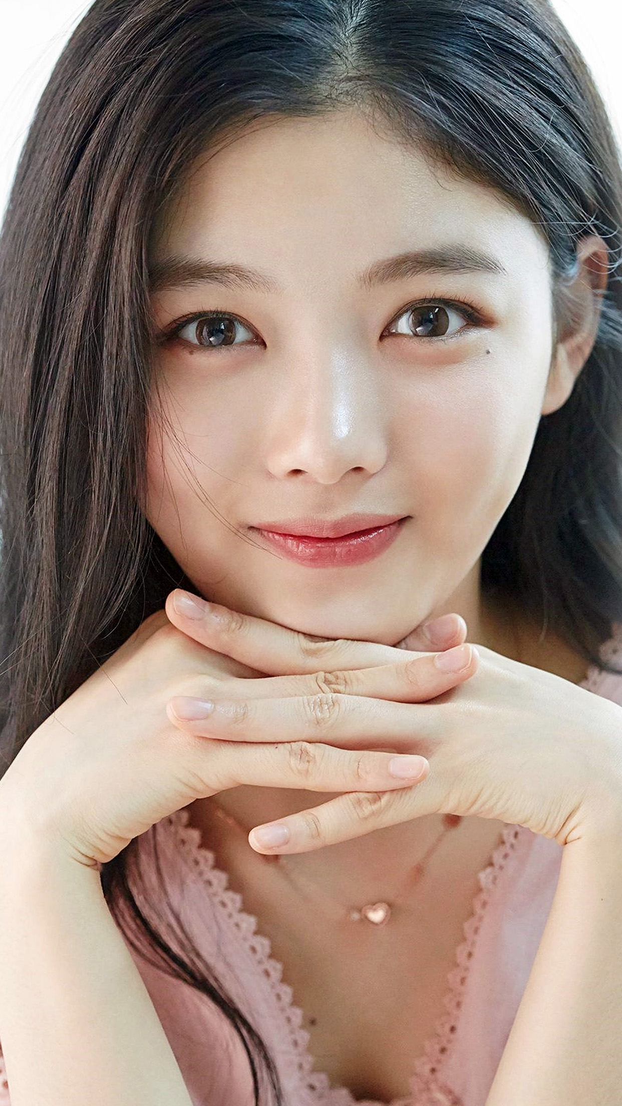 Yoojung Kim Kpop Girl Smile Android wallpaper