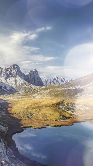 5k Apple Mountain Spring Nature Imac Flare White Android wallpaper
