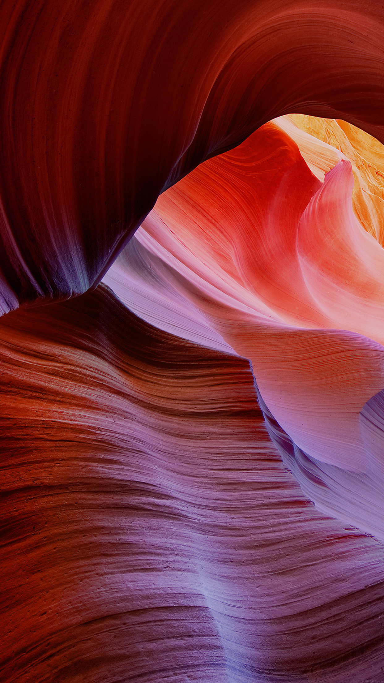 Antelope Canyon Mountain Rock Nature Android wallpaper