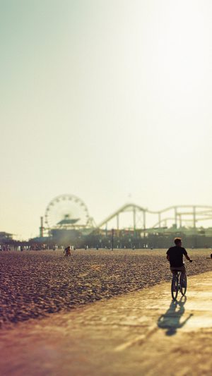 Beach People Happy Hour Nature Android wallpaper
