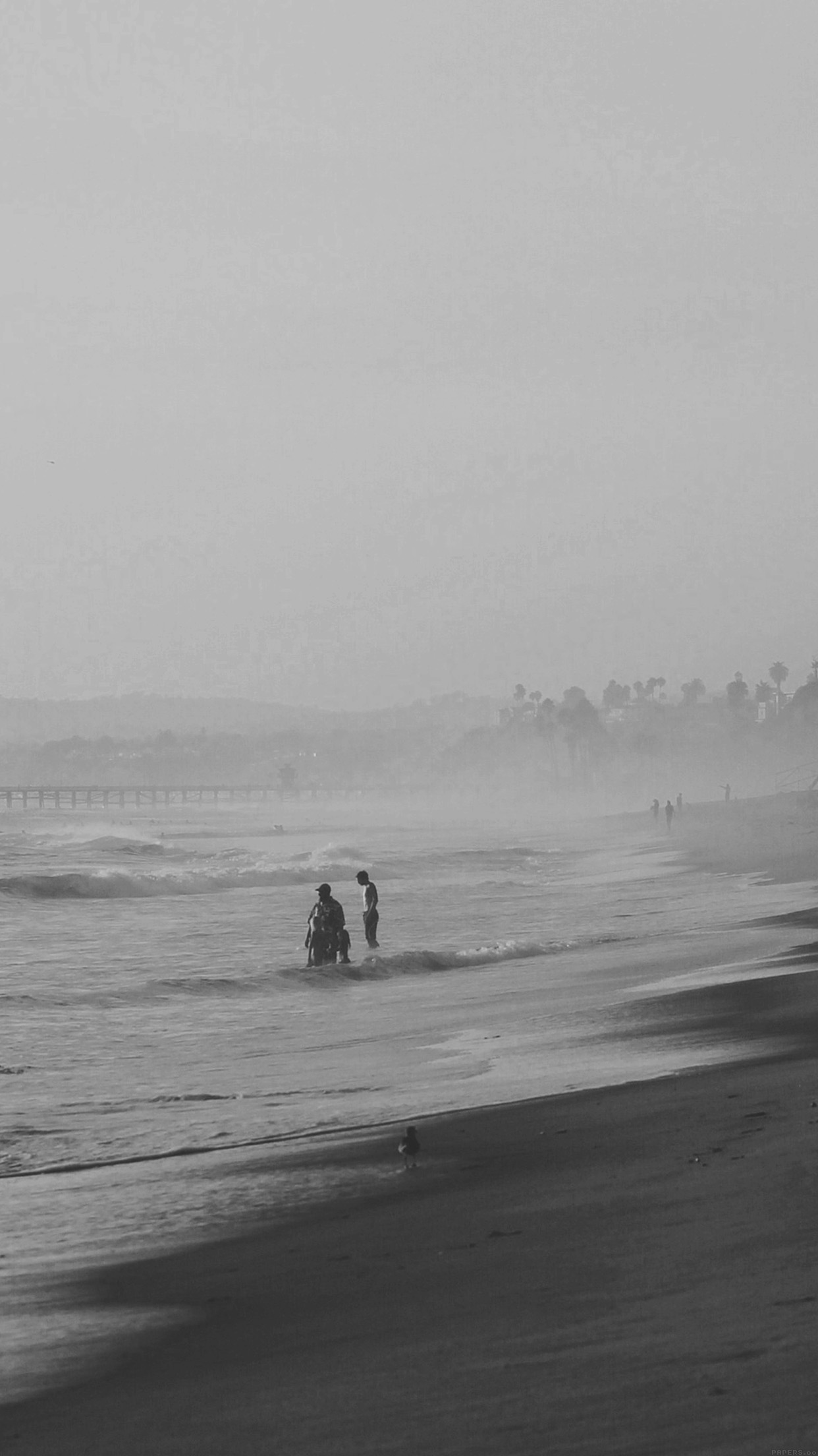 Beach Sea Afternoon Bw Chris Sardegna Nature Android wallpaper
