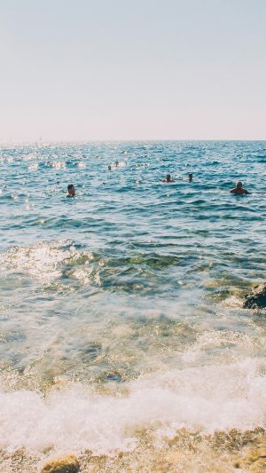 Beach Vacation Swim Ocean Sea Summer Nature Android wallpaper