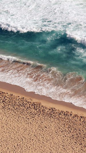 Beach Wave Coast Nature Sea Water Summer Android wallpaper