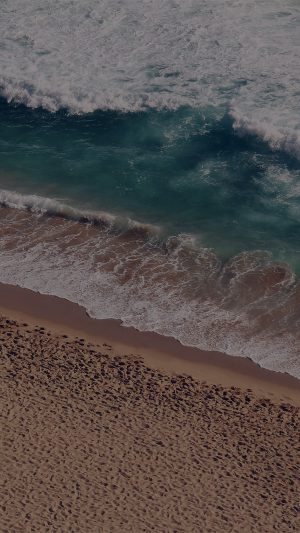 Beach Wave Coast Nature Sea Water Summer Dark Android wallpaper