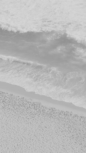 Beach Wave Coast Nature Sea Water Summer White Android wallpaper