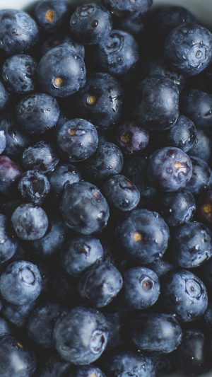 Blue Berry Healthy Fruit Eat Food Nature Android wallpaper