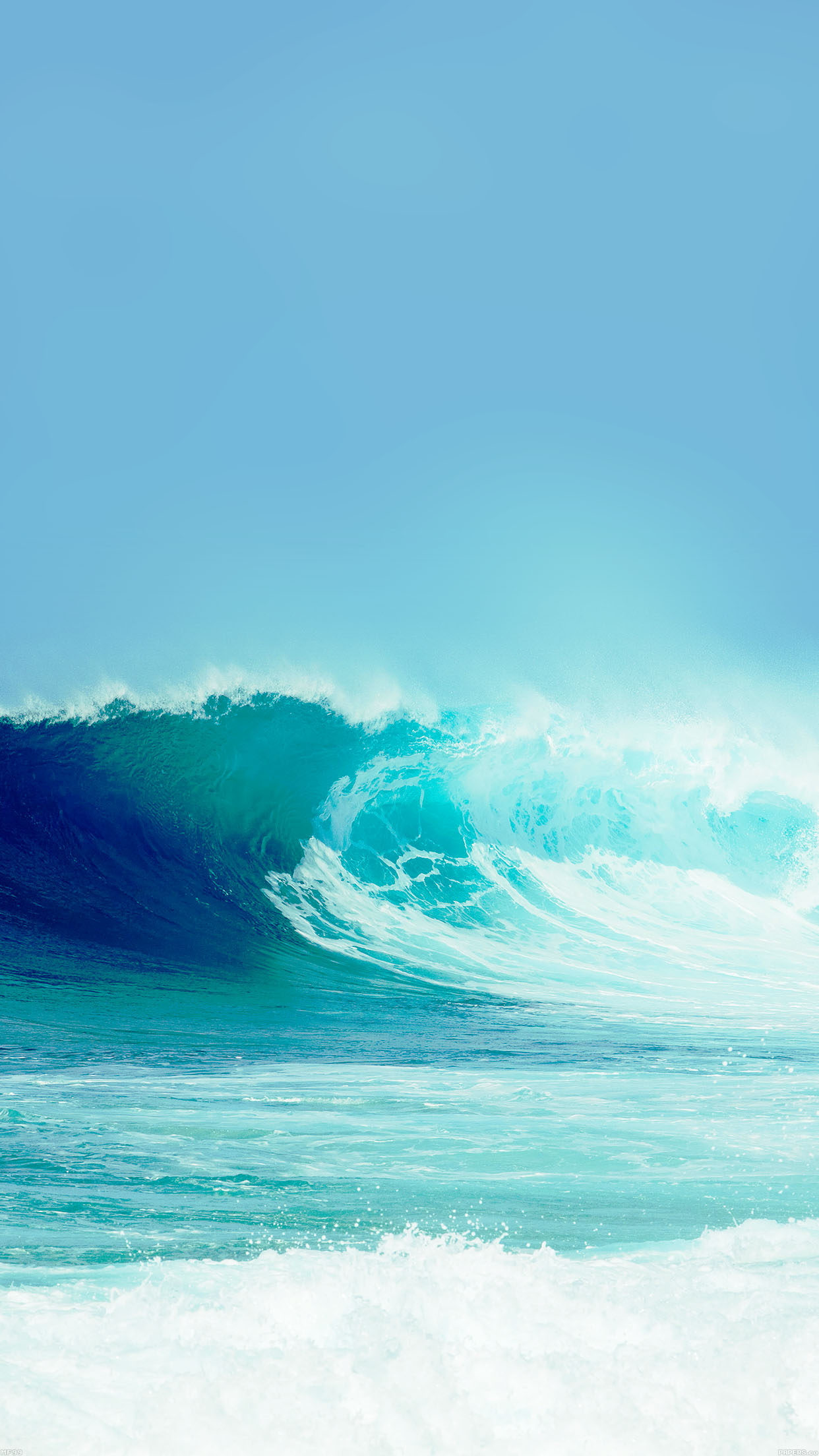 Breaking Good Wave Light Ocean Sea Day Nature Android wallpaper