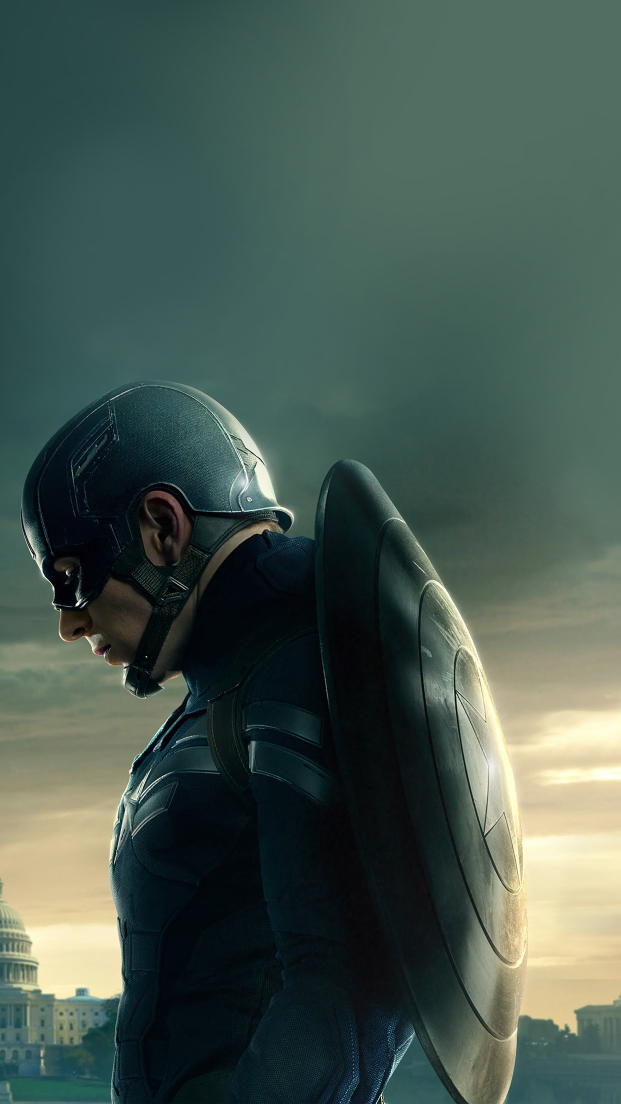 Captain America Sad Hero Film Marvel Android wallpaper
