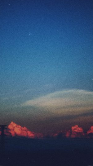 Cloud Blue Clear Vintage Sky Nature Android wallpaper