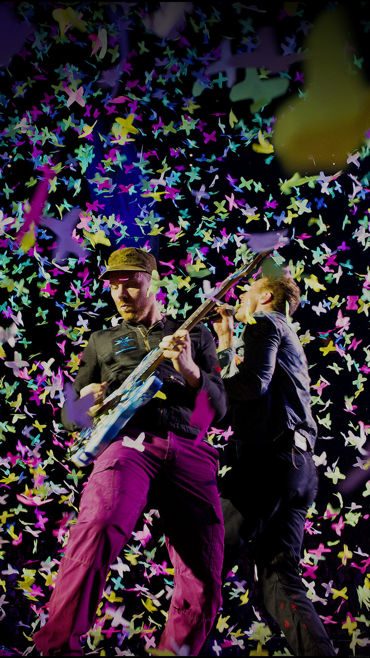 Coldplay Concert Music Art Band Android wallpaper