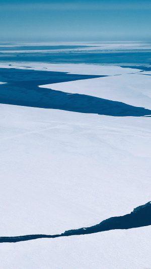 Crack River Sea Nature Android wallpaper