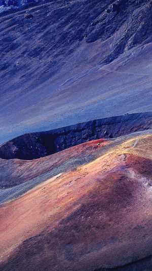 Crater Mountain Nature Android wallpaper