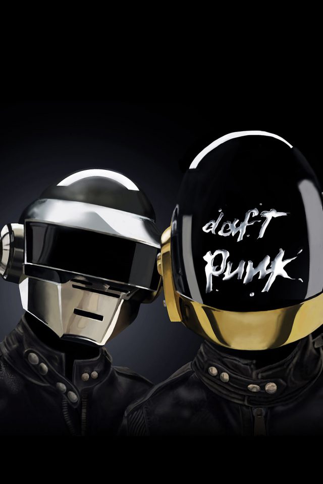 Daft Punk Cute Music Face Android wallpaper