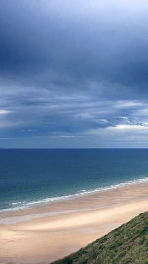 Darksky Blueocean Sea Nature Android wallpaper