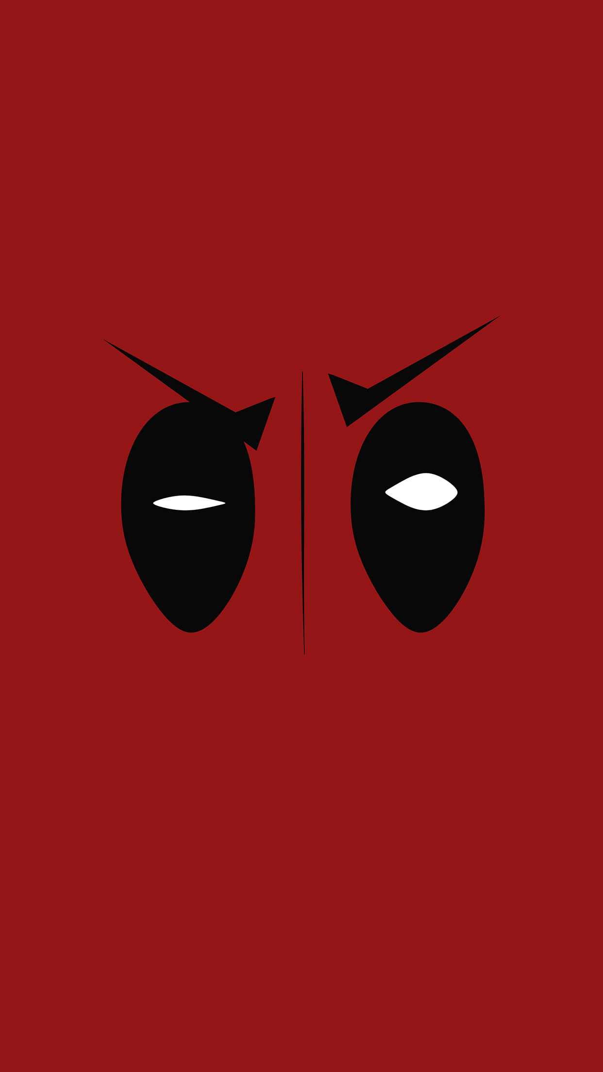 Deadpool Hero Eye Logo Art Film Android wallpaper