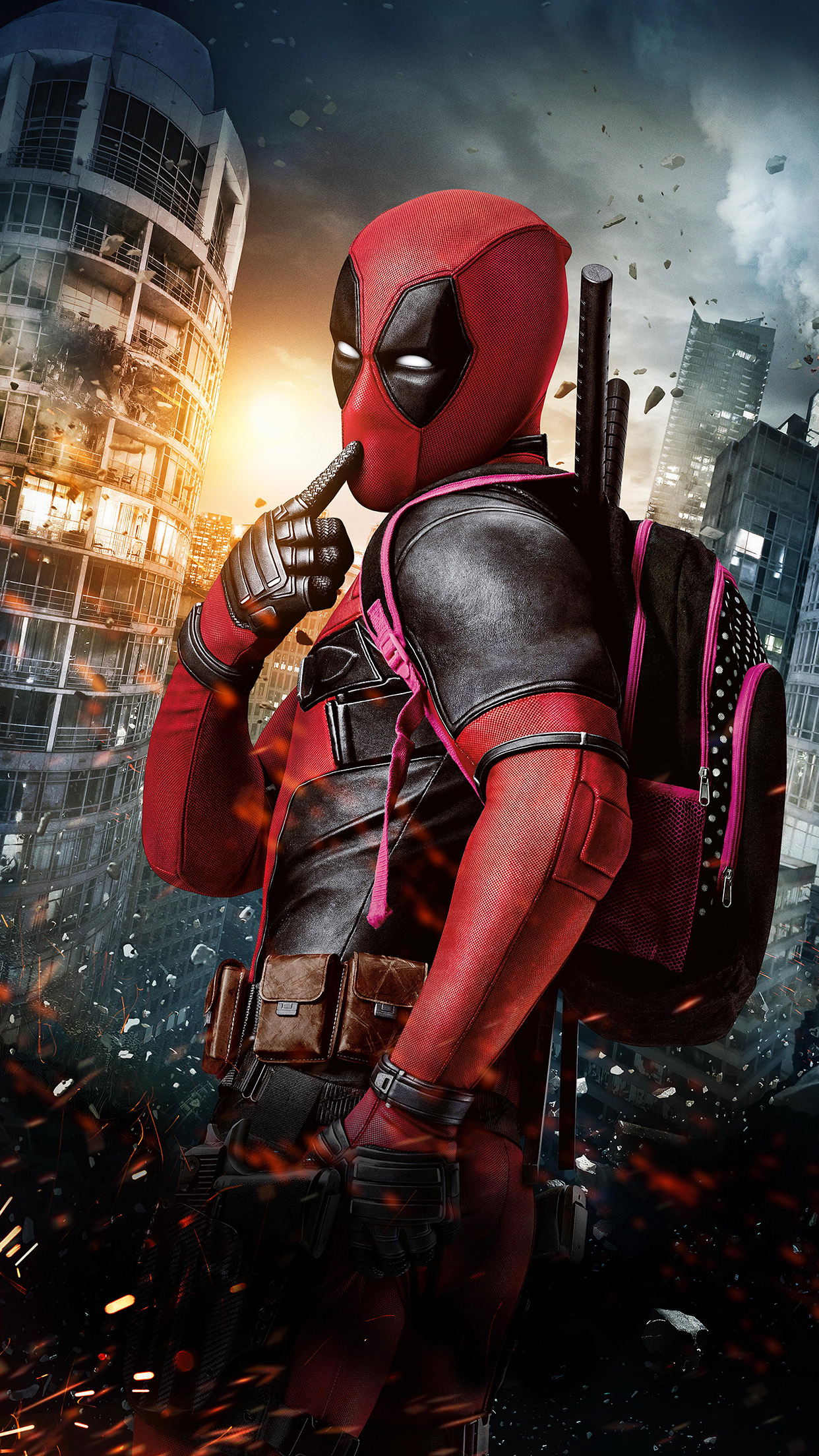 Dealpool Marvel Hero Poster Film Android wallpaper