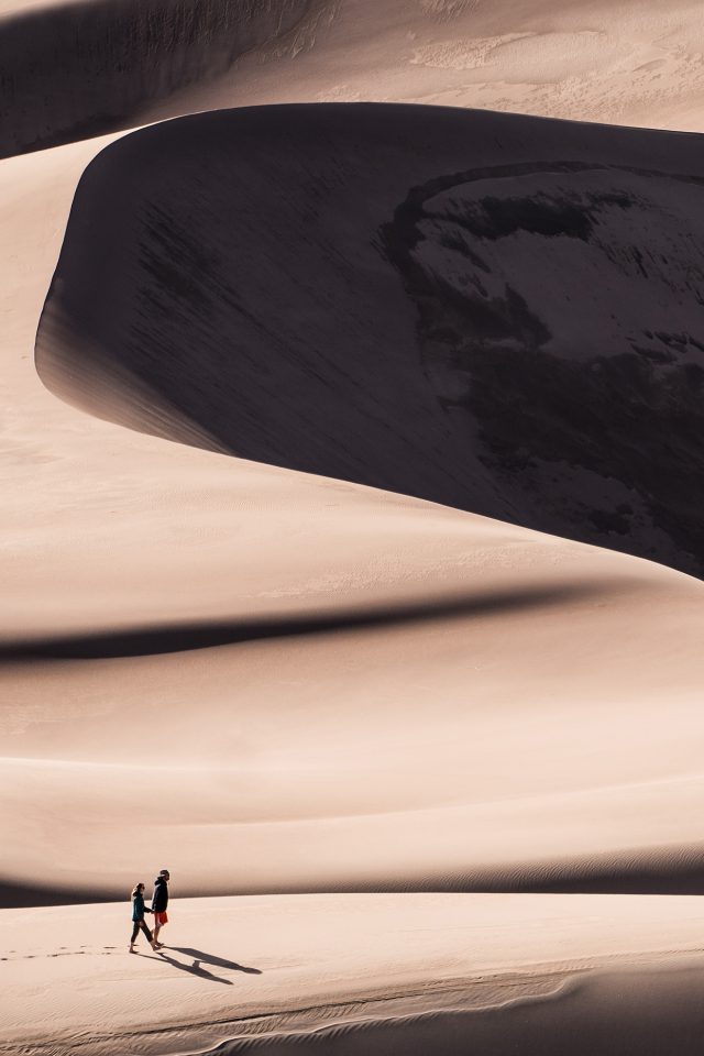 Desert Nature Sand Hot Summer Android wallpaper