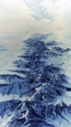 Earth Blue Stellar Nature Snow Winter Android wallpaper
