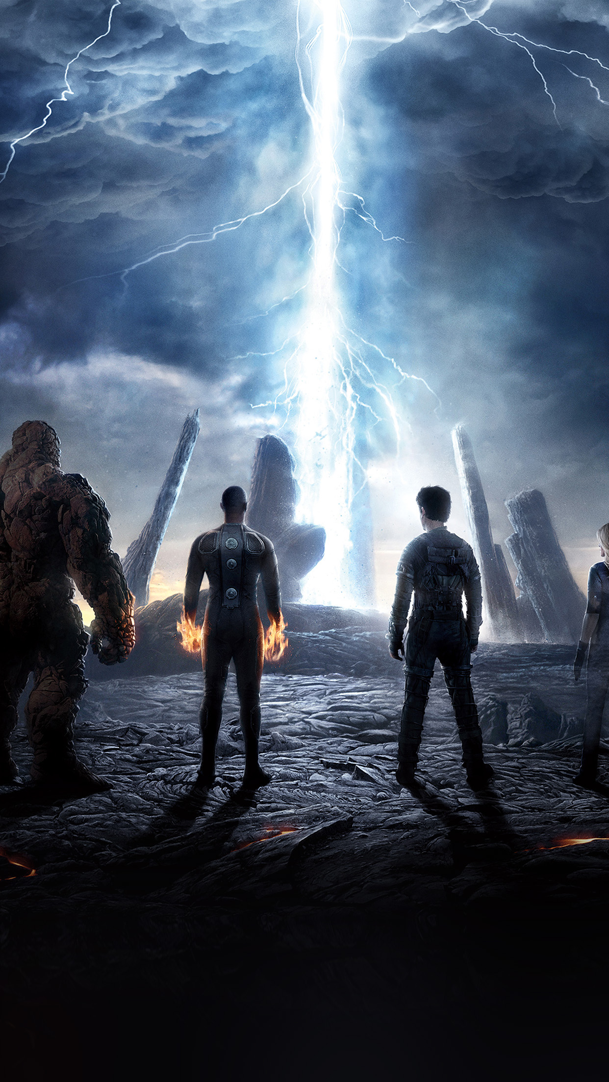 Fantastic Four Movie Poster Action Film Android wallpaper