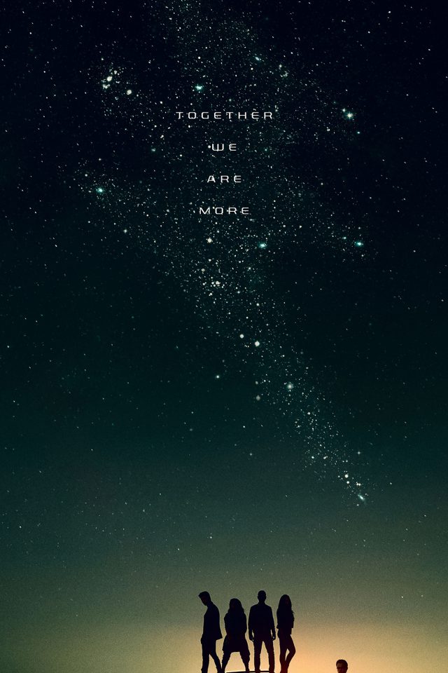 Film Power Rangers Start Sky Night Space Art Illustration Android wallpaper