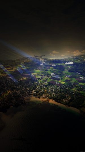 Flight Sunny Day Sky Dark Bokeh High Mountains Nature Android wallpaper
