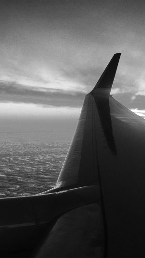 Fly Travel Sunset Red Nature Air Sky Bw Dark Android wallpaper