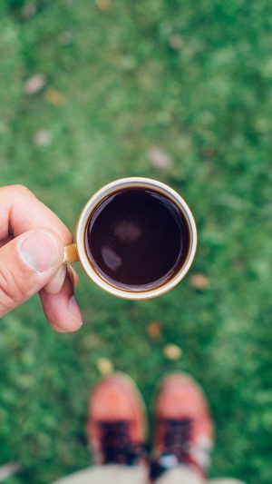 Food Cup Coffee Nature Man Espresso Green Android wallpaper