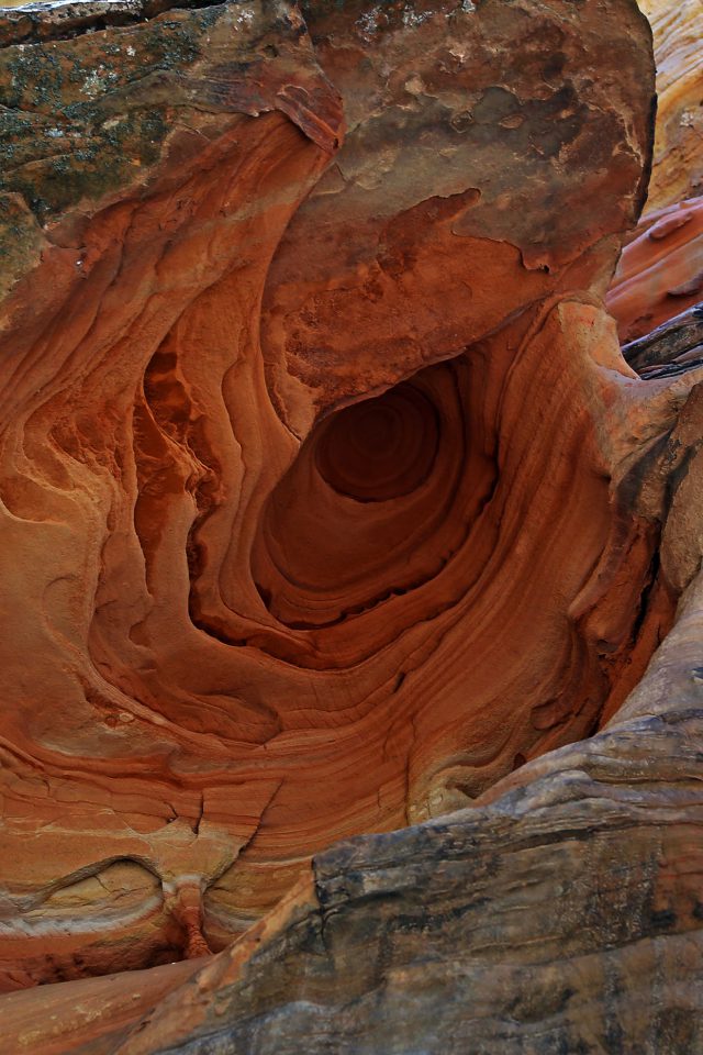 Hidden Canyon Rock Formations Nature Mountains Android wallpaper