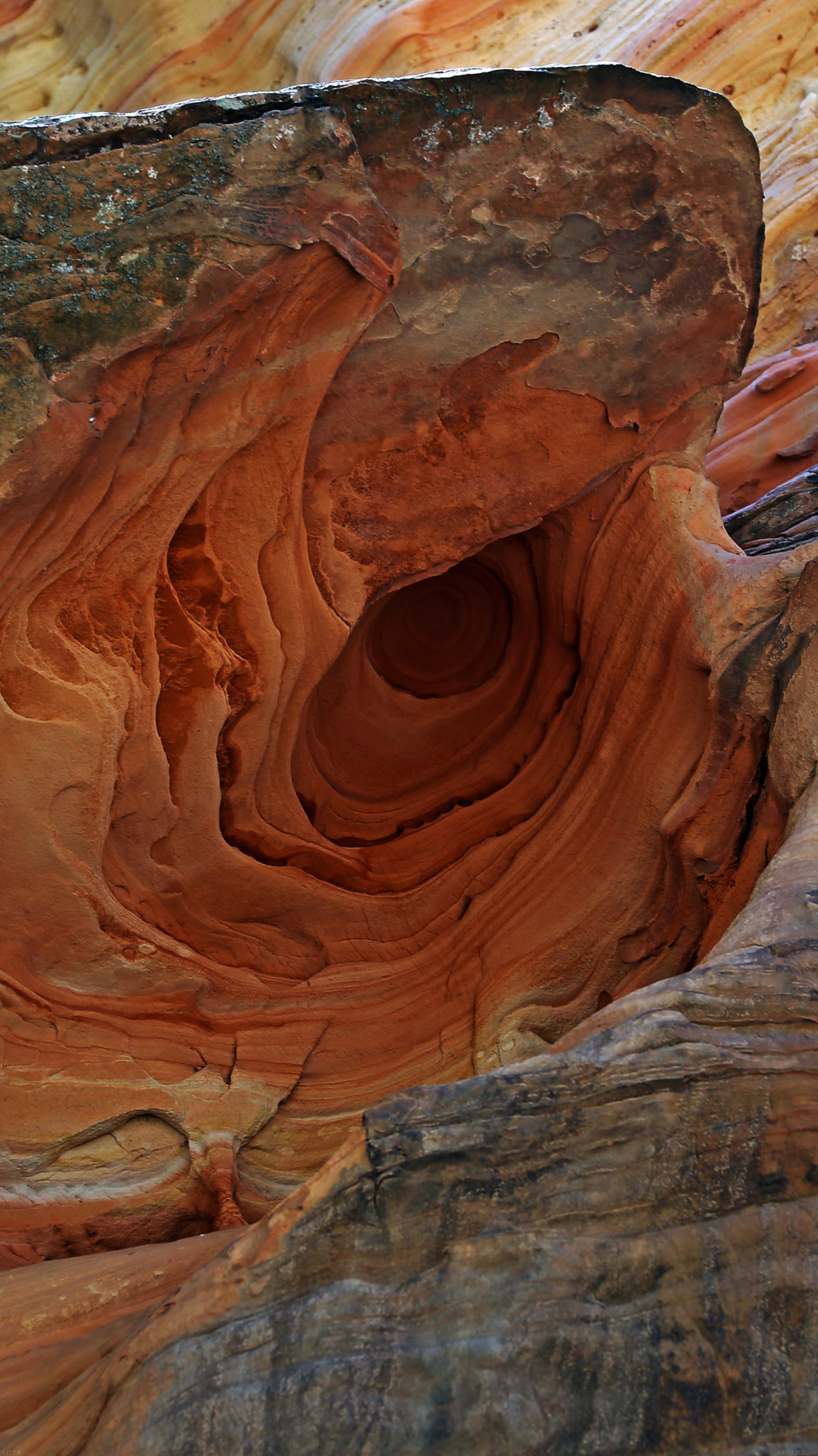 Hidden Canyon Rock Formations Nature Mountains Android wallpaper