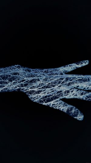 Holleyandchris Dark Branched Out Hand Nature Android wallpaper
