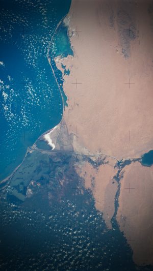 Home Earth Skyview Nature Blue Sea Vignette Android wallpaper