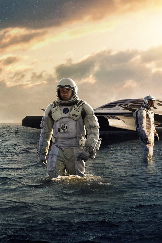 Interstellar Sea Film Space Art Android wallpaper