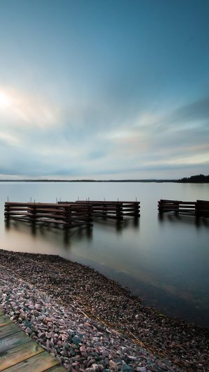 Lake Calm Nature Beautiful Sea Water Android wallpaper