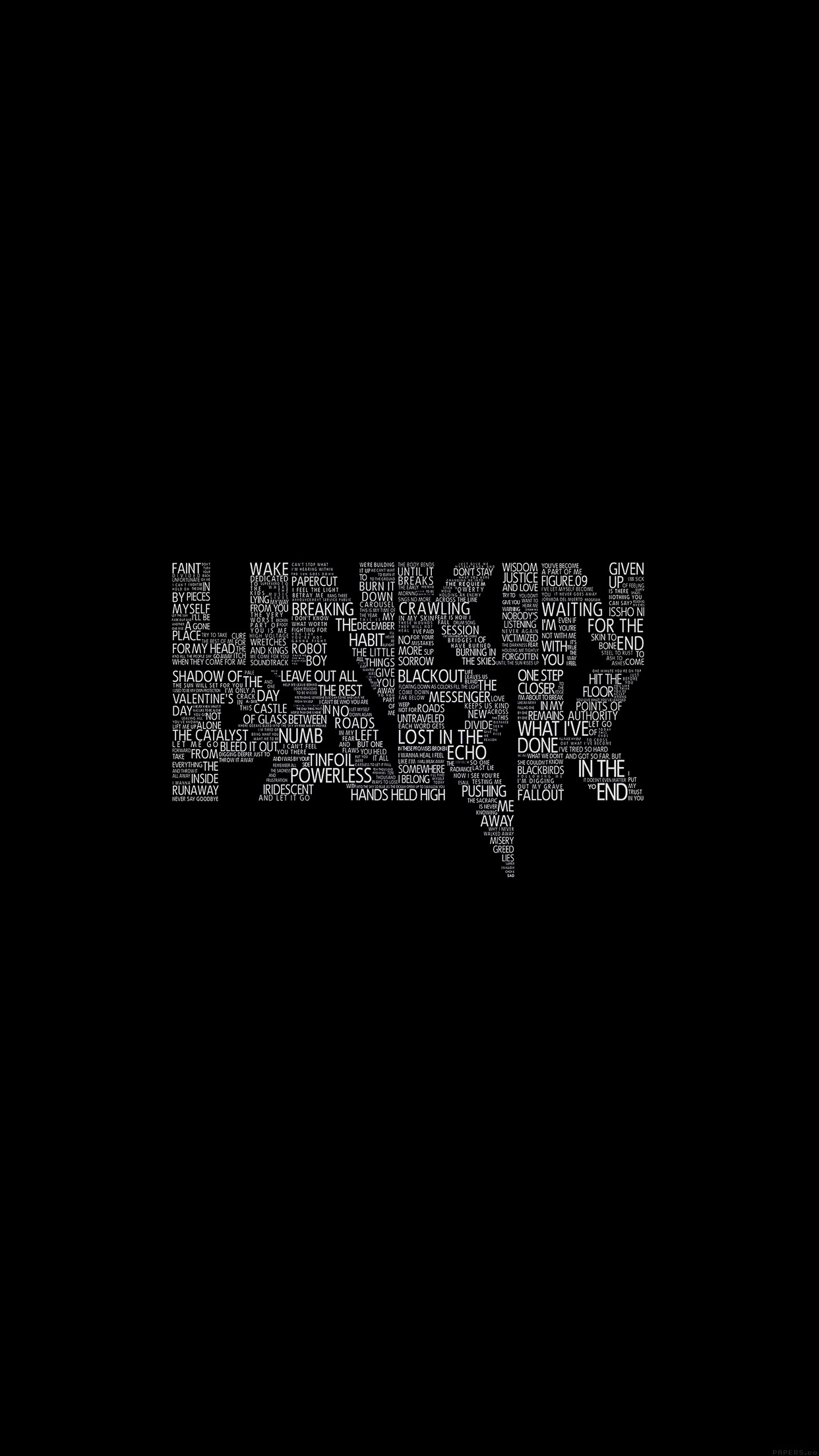Linkin Park Dark Logo Music Android wallpaper - Android HD ...
