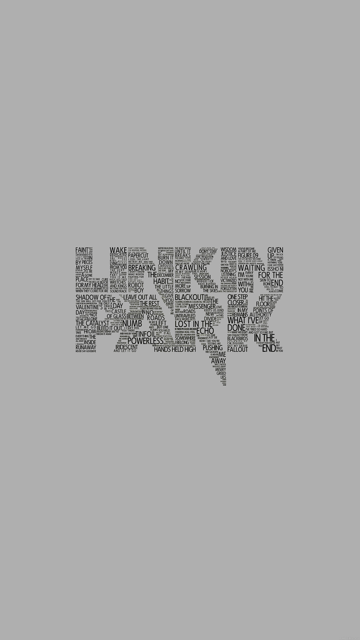 Linkin Park Legacy Dark Logo Music Android wallpaper