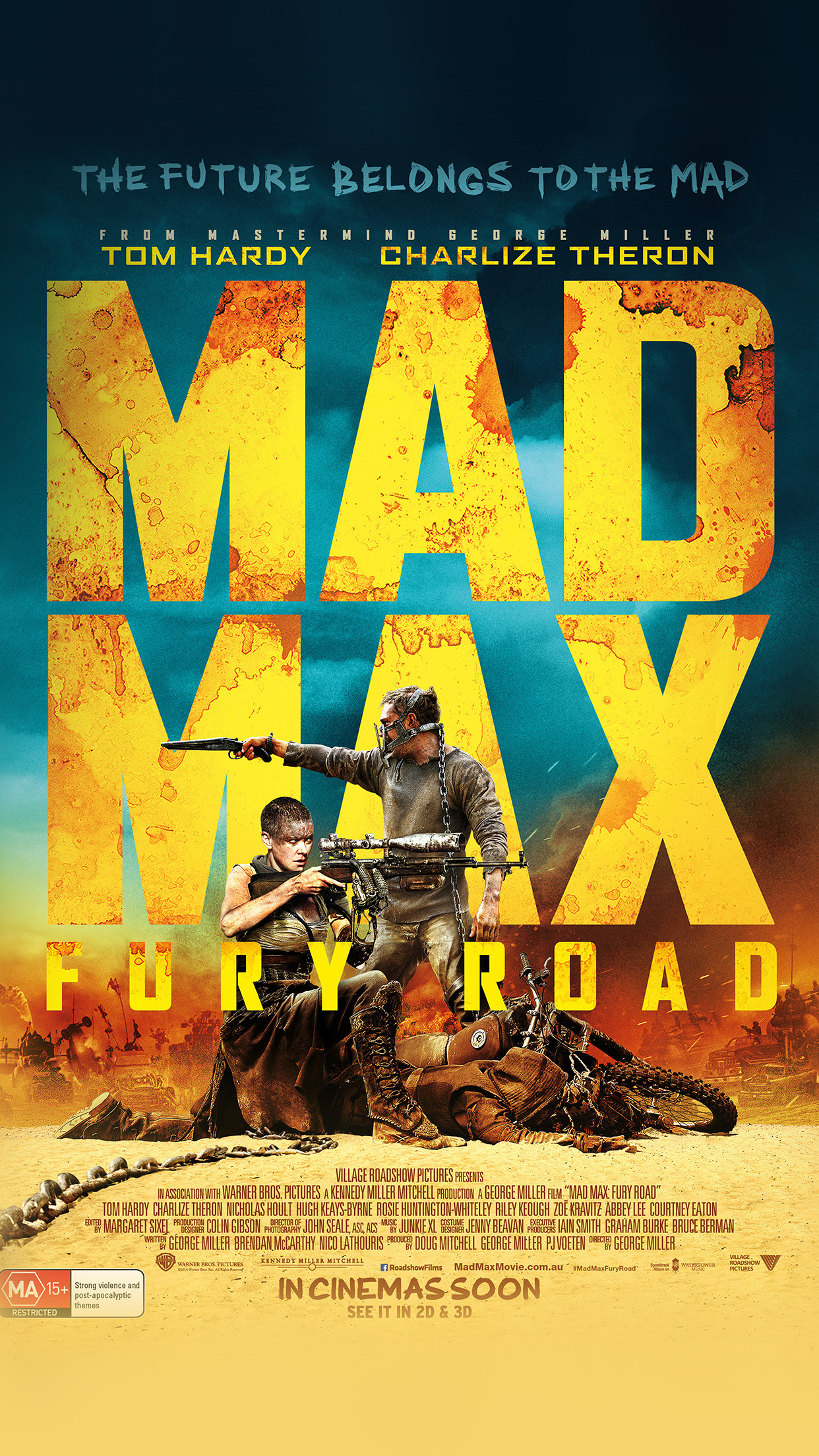 Madmax Furyroad Film Poster Art Android wallpaper