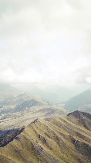 Mountain Nature Sky Cloud Wood Android wallpaper