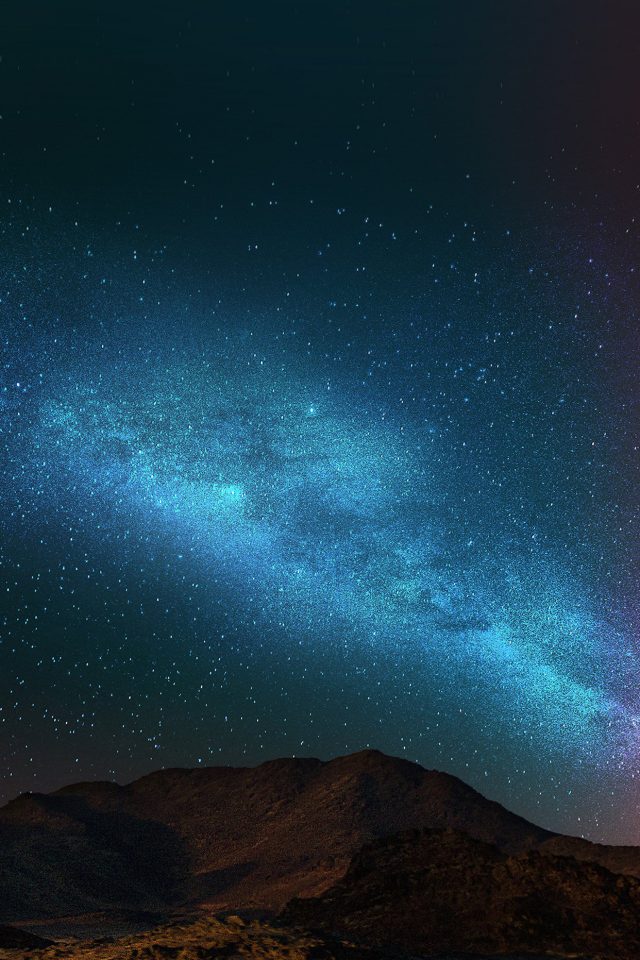 Night Sky Dark Color Star Shining Nature Android wallpaper