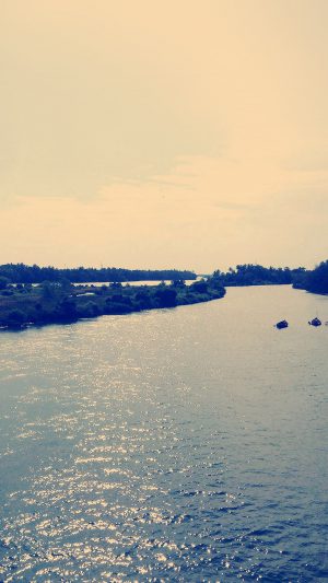 Nostalgia River Sea Nature Android wallpaper