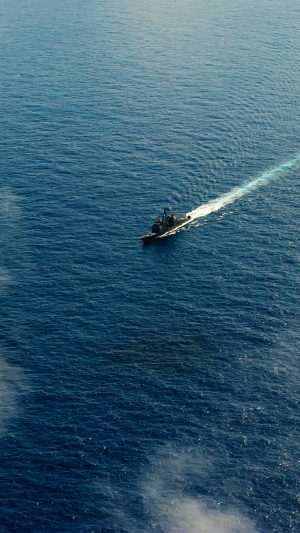 Ocean Ship Sea Pacific Nature Military Army Android wallpaper