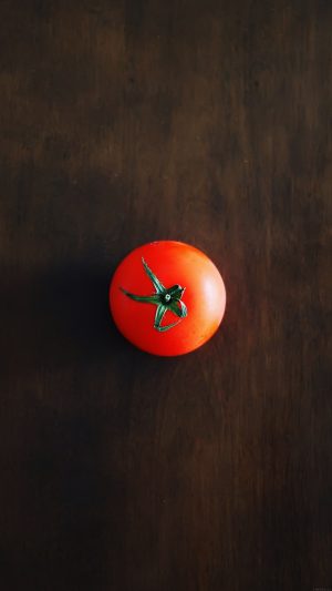 One Tomato Food Nature Android wallpaper