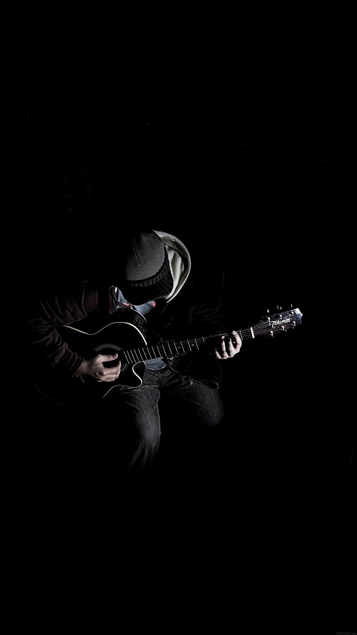 Out The Dark Guitar Player Music Android Wallpaper Android HD