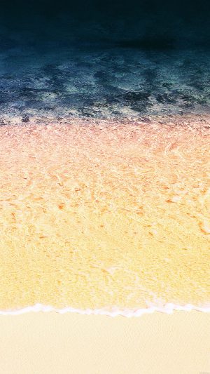 Rainbow Beach Sea Nature Android wallpaper