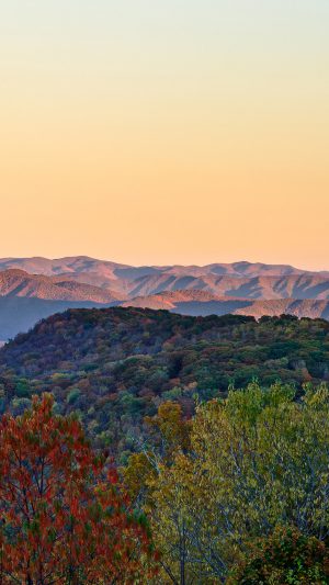 Rainbow Fall Mountain Nature Sky Android wallpaper