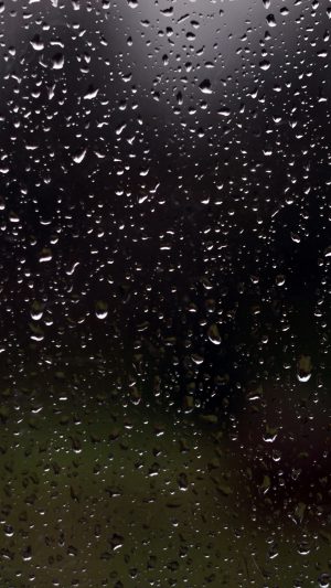 Raining Windows 10 Drops Nature Android wallpaper