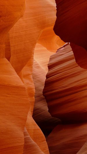 Rock Nature Orange Mountain Android wallpaper