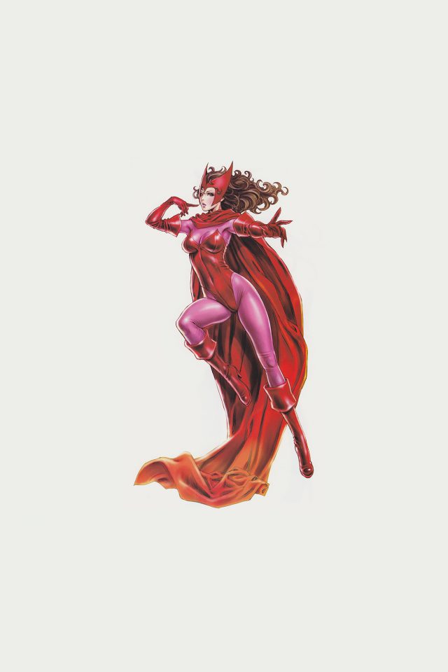 Scarlet Witch Avengers Comics Illust Art Film Android wallpaper